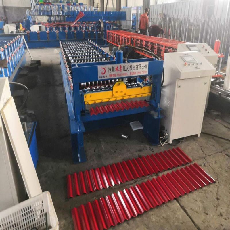 Corrugated Metal Roofing Color Steel Roll Forming Machine