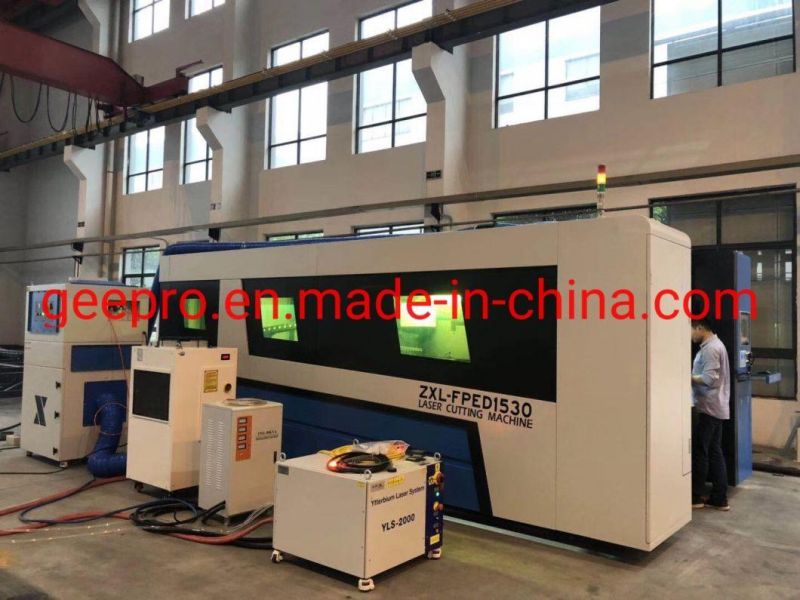 4000W Fiber Laser Machine for Ss 6-15mm Cutting with Ipg Germany