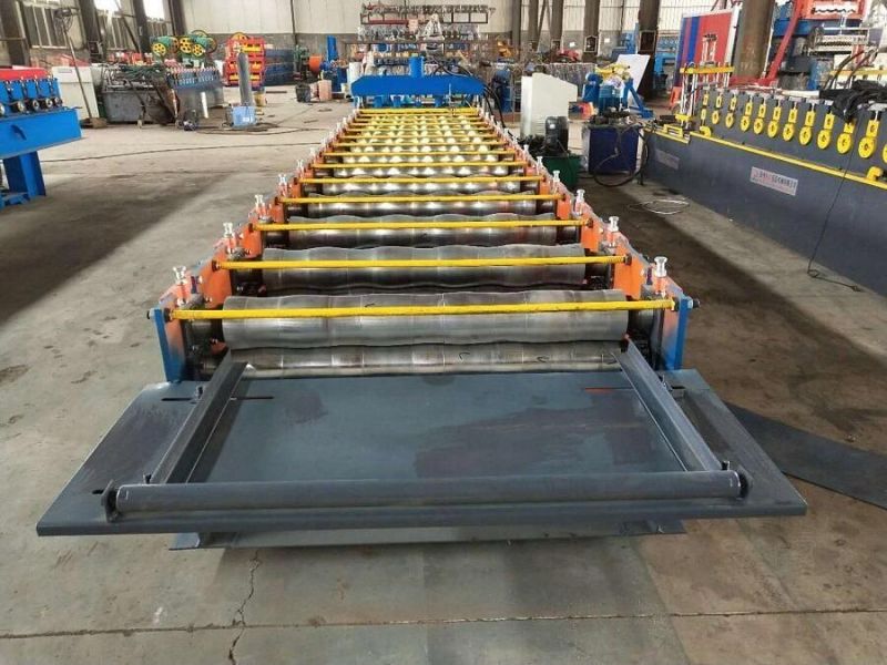 Building Material Wall Panel Metal Glazed Roofing Sheet Roll Forming Machine