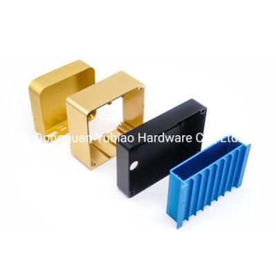 Blue Anodized CNC Machined Part Aluminum CNC Parts