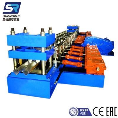 Highway Rotating Fast Road Guardrail W-Beam Rolling Making Machine