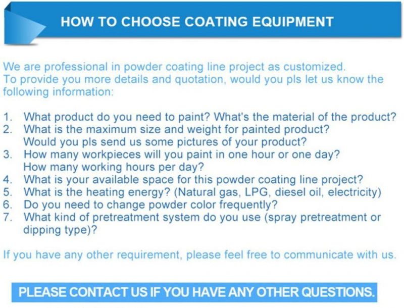 Automatic Electrostaitc Powder Coating Machine with Automatic Guns