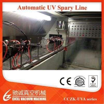 Cicel Cosmetic Bottle Cap Metalizing UV Painting Line/UV Curing Line