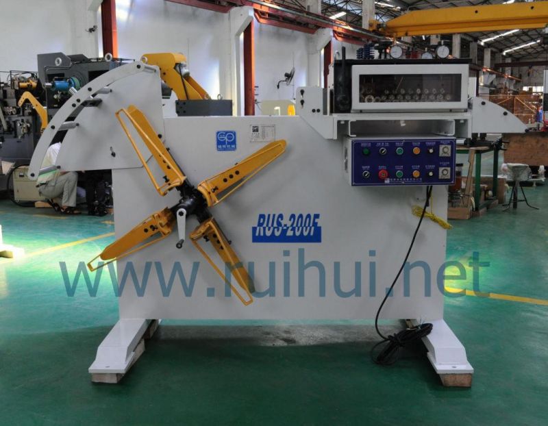 Chinese Famous Uncoiler with Straightener 2 in 1 Machine (RUS-200F)