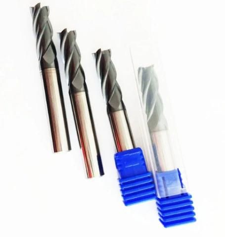 Solid Carbide Square End Mills 2 Flutes/4 Flutes