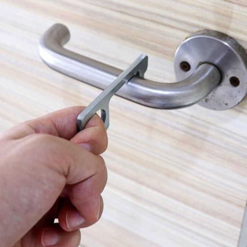 Custom Bacteriostatic Tools Elevator Button Door Handle and Anti-Epidemic Outdoor Zero Contact Portable No Touch Door Opener