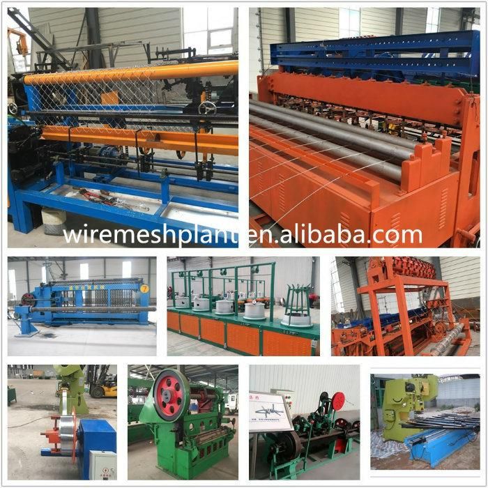 Full Automatic PLC Chain Link Diamond Mesh Machine