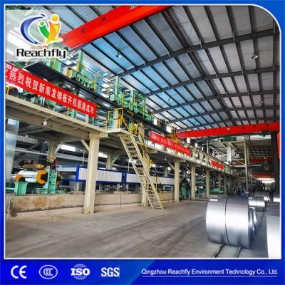 Continuous Hot-DIP Galvanizing Line with Skinpass Mill