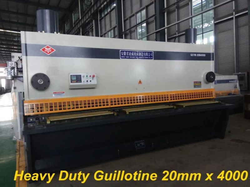 Hydraulic Plate Shearing Machine with Estun Nc Control