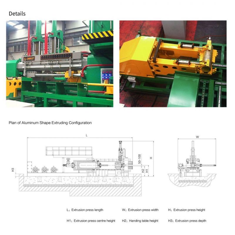 Xj-1250 Aluminum Extrusion Press