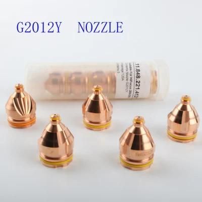 Electrode Nozzle G2012y for Hifocus 280I/360I/440I Percut440/450 Power Plasma Cutter Consumables 90A-360A