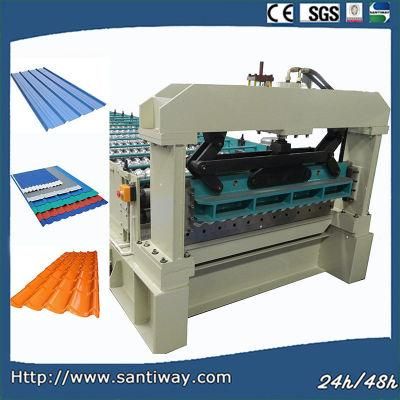 Step Tile Roof Wall Roof Cold Roll Forming Machine