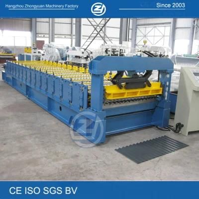 Hydraulic Press Cutting Metal Roof Roll Forming Machine