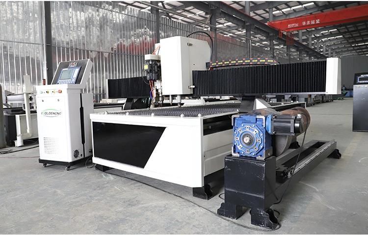 Marking Drilling Heads CNC Table Plasma Cutter, 1325 1530 Automatic Plasma Metal Carbon Steel Cutting Machine with Rotary Axis