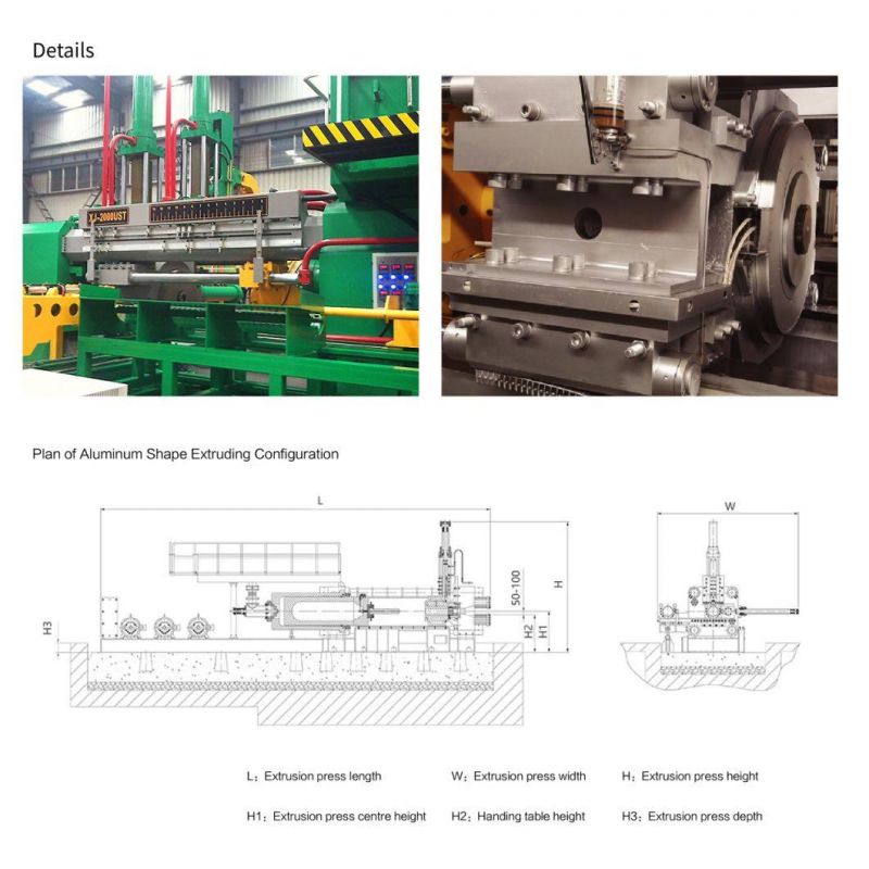 Xj-2000 Aluminum Extrusion Press