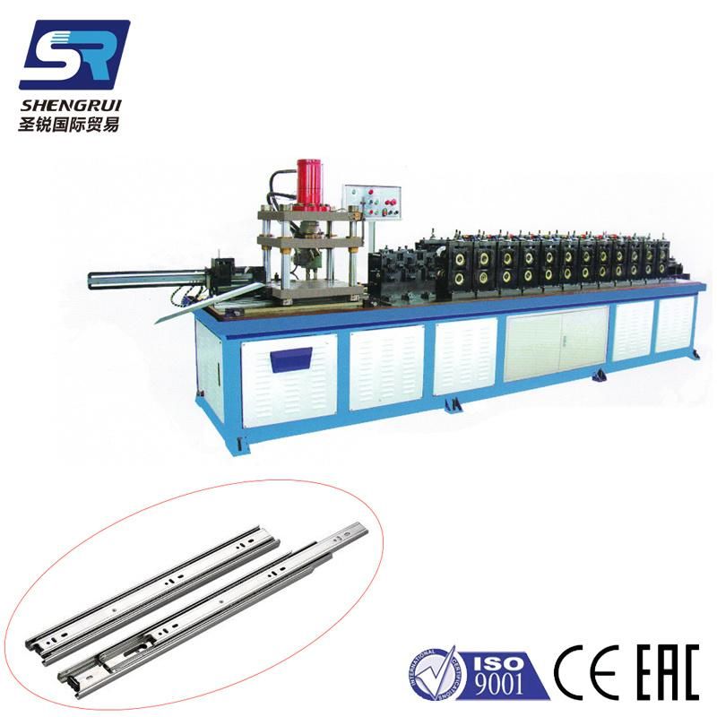 Telescopic Channel Adjustable Drawer Slide Cold Roll Forming Machine