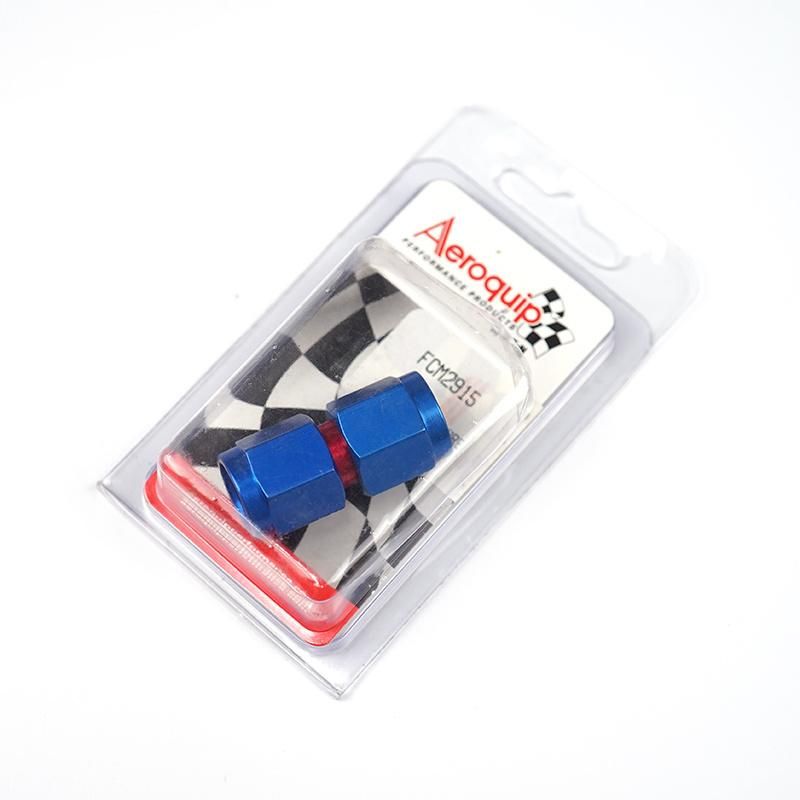 Universal Aluminum Alloy An6 to An6 Straight Female Swivel Coupler Hose End Fitting Adaptor Red