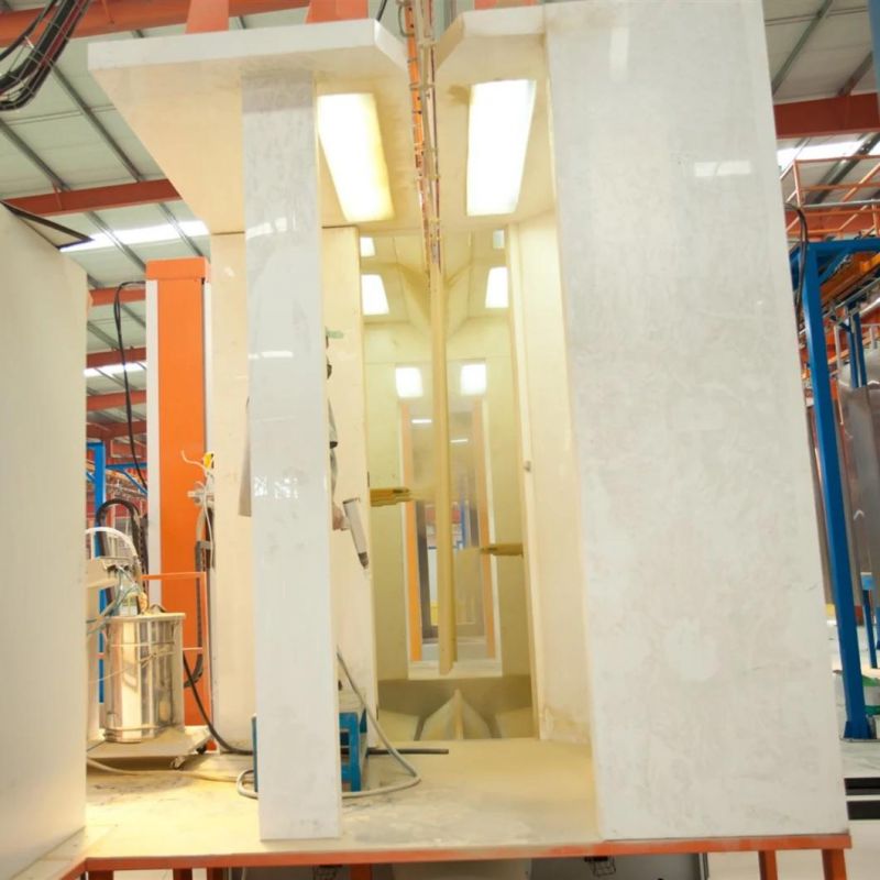 Automatic Liquid/Powder/E-Coating Production Line with Simens Control