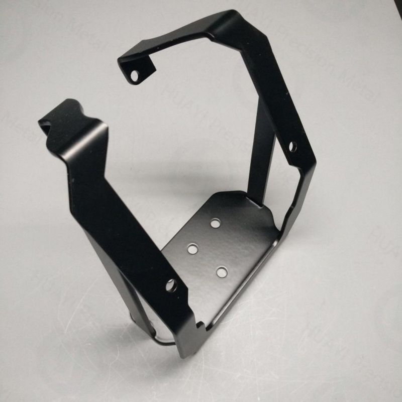 OEM Sheet Metal Fabrication Precision Bending Parts with Black Powder Coated