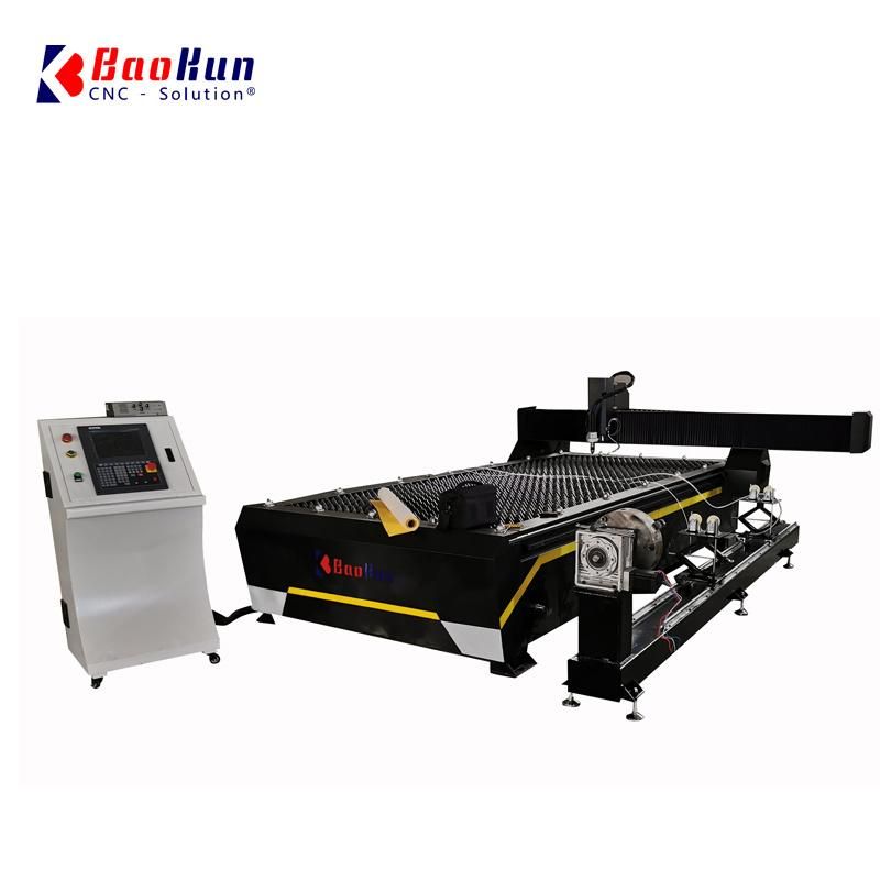 CNC Plasma Aluminum Copper Tube Steel Rail Cutting Machine