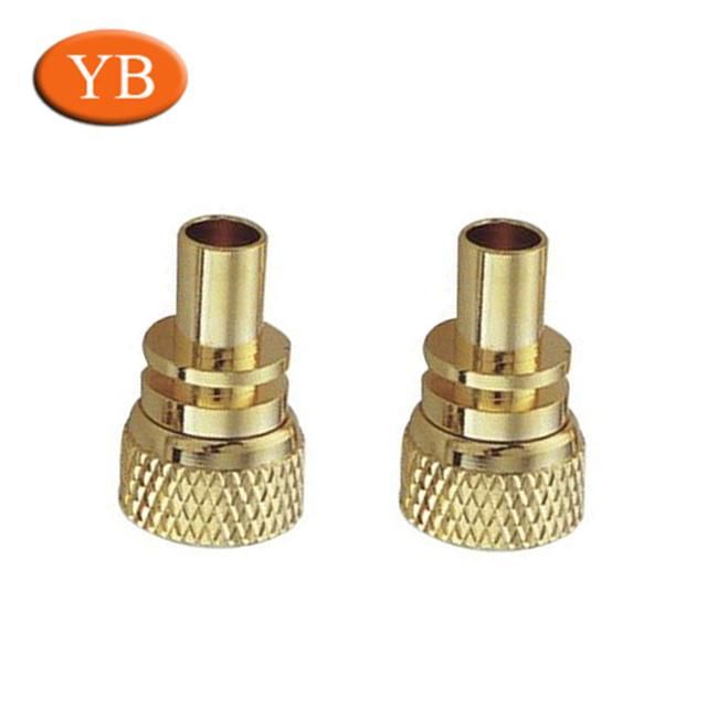 Brass Knurled Nut Audio Control Nut Precision CNC Machining Hardware Factory Custom