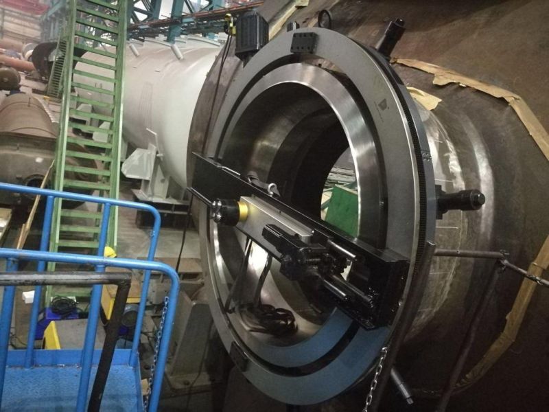 Od Mounted Flange Facer Pipe End Facing and Beveling Machine