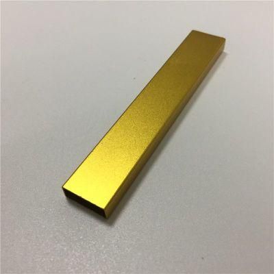 Custom Precision CNC Golden Anodized Extrusion Profile Aluminium Alloy Enclosure