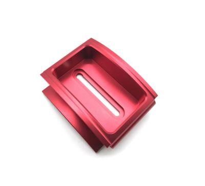 Dongguan Hot Sell Anodized Aluminium CNC Parts Custom Metal CNC Machining Red Color OEM Machine Part