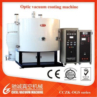 SUS304 Stainless Steel Chamber Optical Vacuum Coating Equipment for Glass Lens, Optical Lens, Eyeglass, Cold Cup etc.