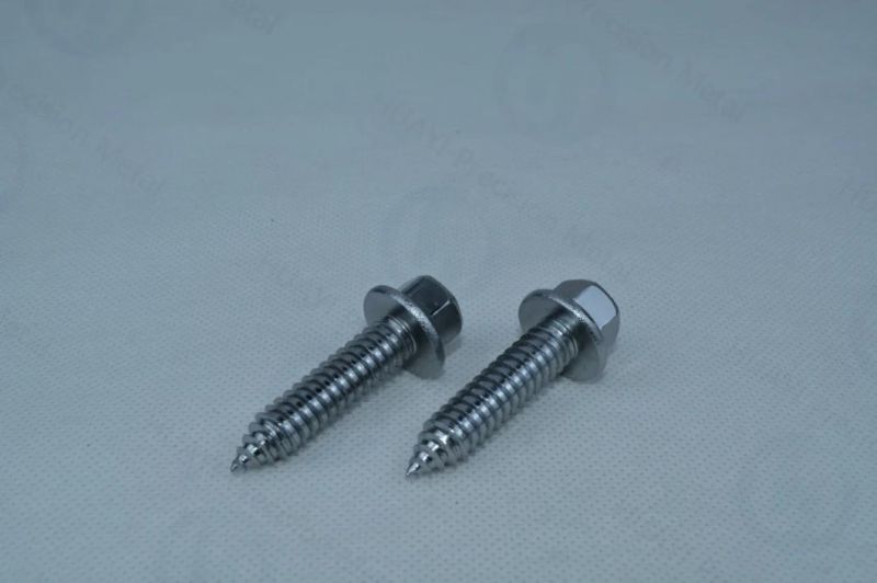 Stainless Steel Screw Customized Galvanised Metal Hexagon Self Drilling Screw