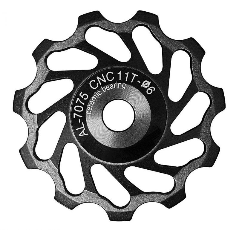 Bicycle Rear Dial Bearing Guide Wheel Ceramic Tooth Metal Transmission Guide Wheel
