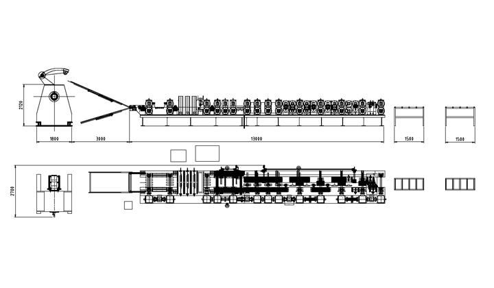 New Design C Z Shape Purlin Roll Forming Machine/High Speed Purlin Machine Making Line