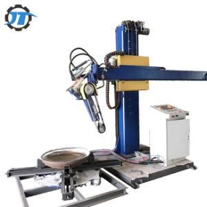 Automatic Surface Metal Polishing Machine for Steel End of Pressure Vessels