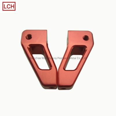 Custom Aluminum Connecting CNC Turning Machining Color Anodized