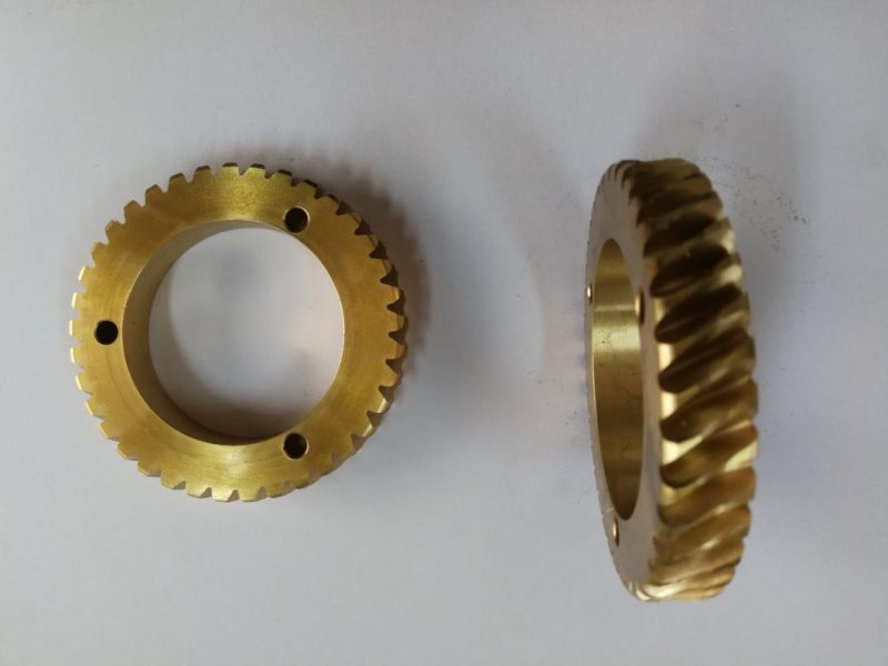 Certificated Factory OEM High Precision Worm Brass Gear