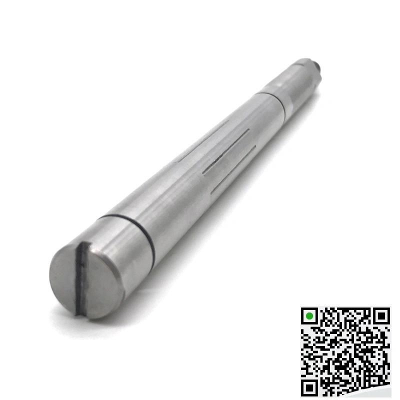 CNC Machining Carbon Steel Screw Thread Shaded Pole Motor Shaft