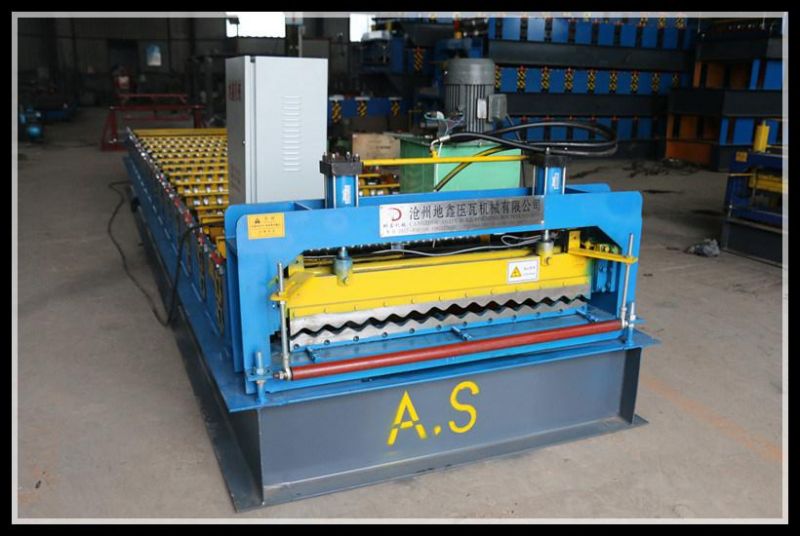 Automatic Colored Roofing Tiles Cold Roll Forming Machine