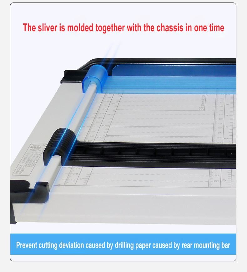 Seller Factory Plastic Sprayed Steel Manually Guillotine Paper Cutter Machine