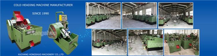 High Speed Double Stroke Solid Die Cold Head Iron Forging Machine