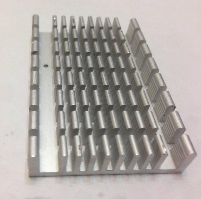 High Power Industrial Thermal Solution Aluminum Alloy Heat Sinks Made by CNC Milling Extruded Aluminum