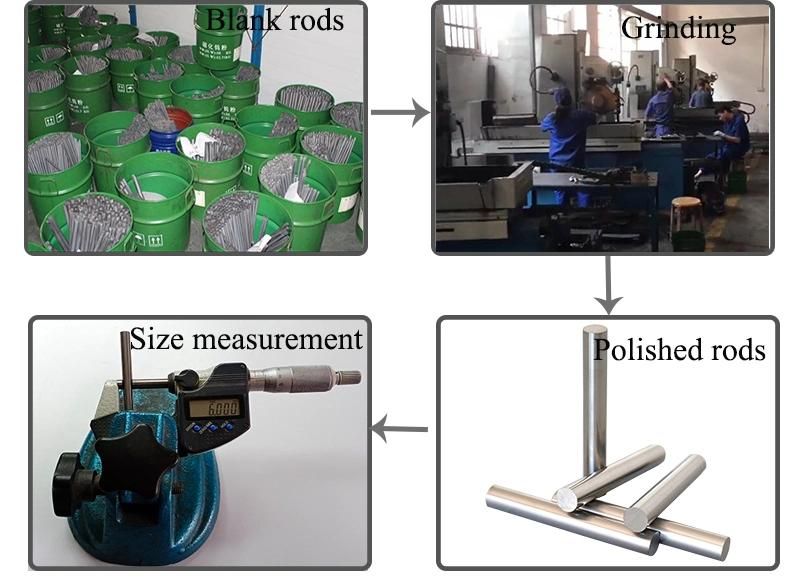 Factory Supply Blank or Finished Tungsten Carbide Rods for Chiselling Granite