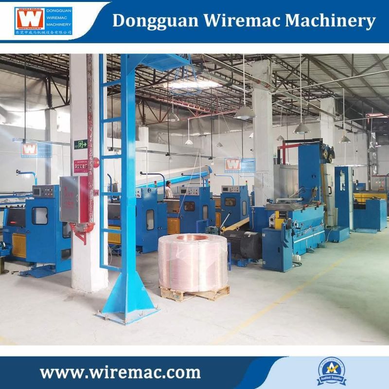 Full Automatic Intelligent 21 Gauge/Gage Bare Copper Wire Drawing Machine with Annealing Device