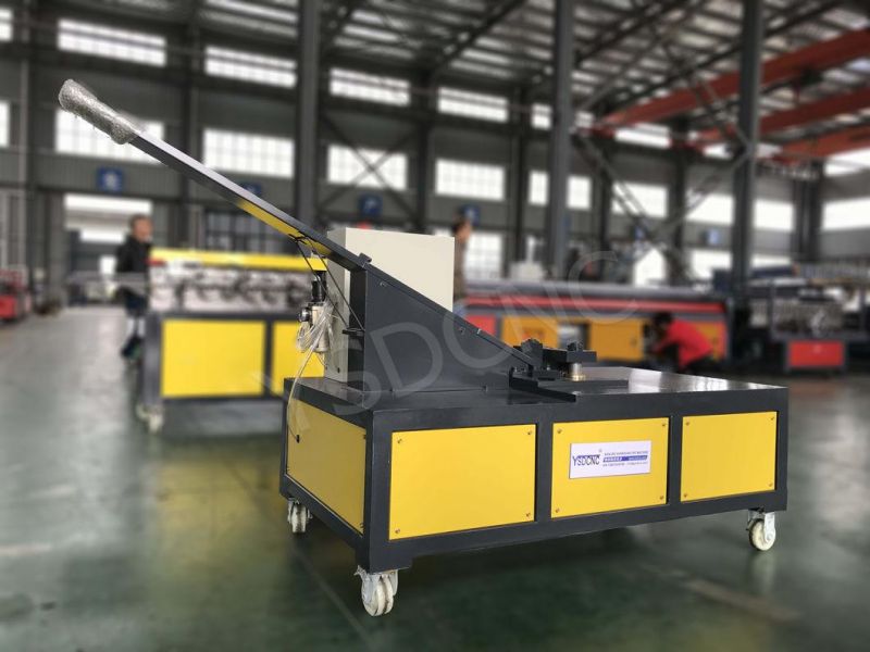 Rectangular Square HVAC Duct Ventilation Ductwork Tdc Pneumatic Corner Fitting Machine, Binding Machine, Corner Mounting Machine