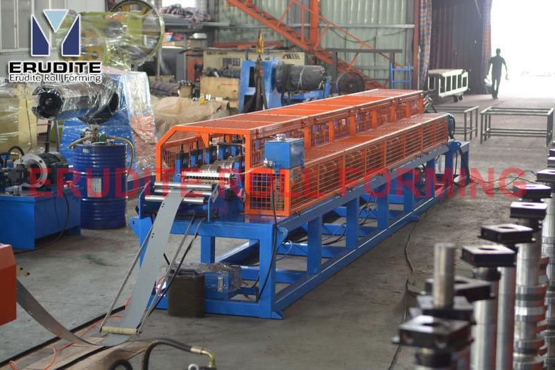 C90.3 Roll Forming Machine with Mechanical Flying Cut & on-Line Punching