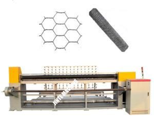 Construction Wire Mesh Application and Galvanized Iron Wire Material Hexagonal Wire Mesh Making Machine