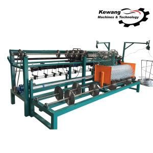 4m Double Wire Fully Automatic Chain Link Fence Making Machine