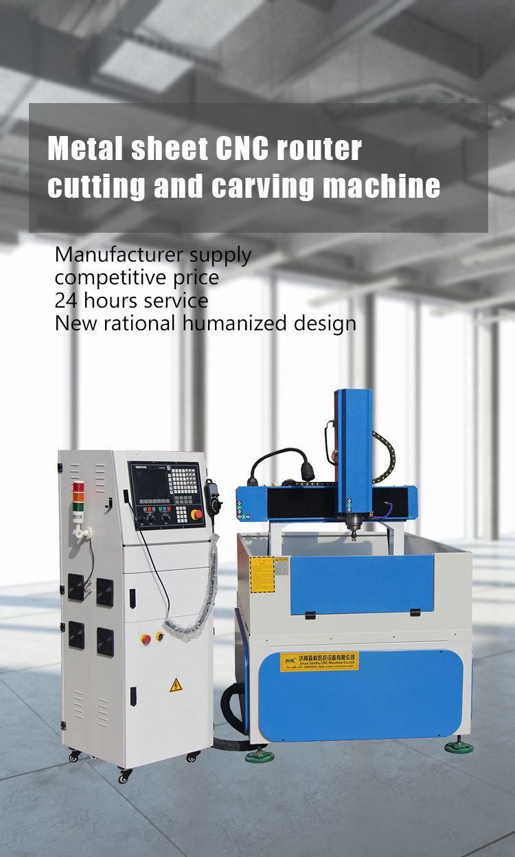 6090 Senke Mini Small Wood Metal CNC Router Machine Stainless Steel Metal Carving Router CNC
