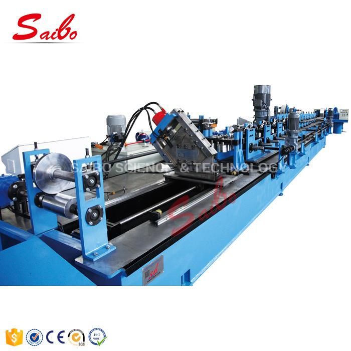 Galvanized Steel C Track Cutting Roll Forming Machine