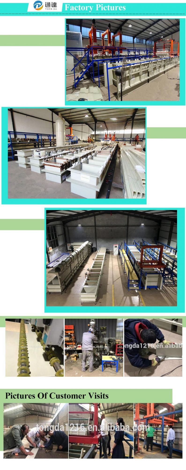 Tongda11 Automatic Electroplating Machine Professional Zinc Plating Equipment Production Line