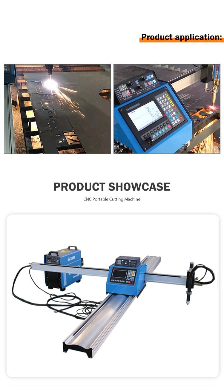 CNC Portable Flame and Plasma Cutting Machine 1530 China Manufacturer